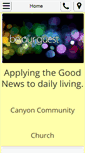 Mobile Screenshot of canyon-church.com